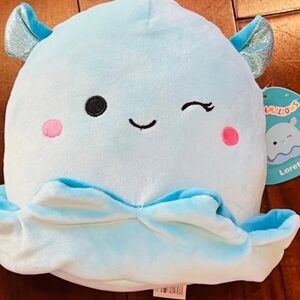 (NEW DROP) Rare Squishmallows 7.5" Loretta The Blue Octopus Plush